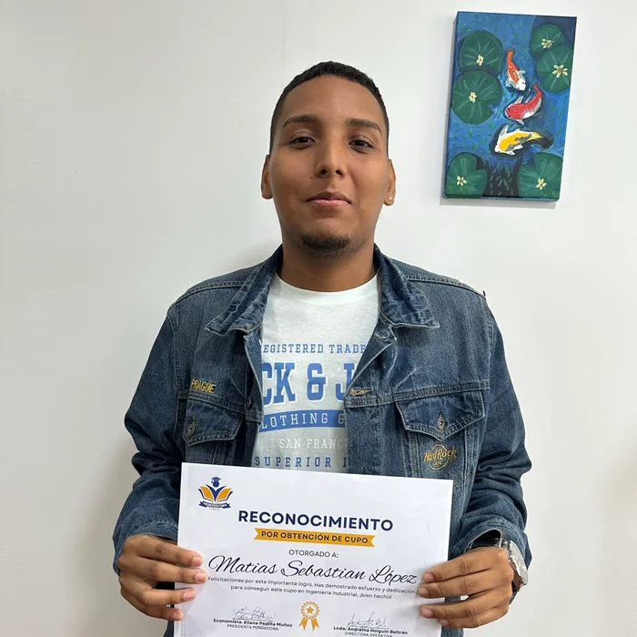 Matías Sebastian López, Cupo en Ingeniería Industrial — Universidad de Guayaquil