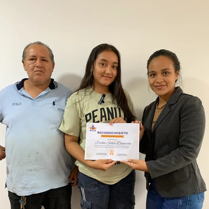 Erika Silva Damián, Cupo en Veterinaria — Universidad de Guayaquil